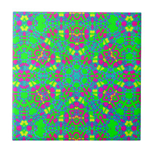 Origami Mauve Green Multi Ceramic Tile