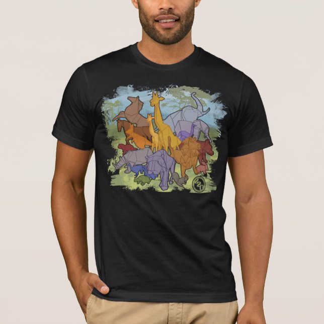 Origami Menagerie T-Shirt (Front)