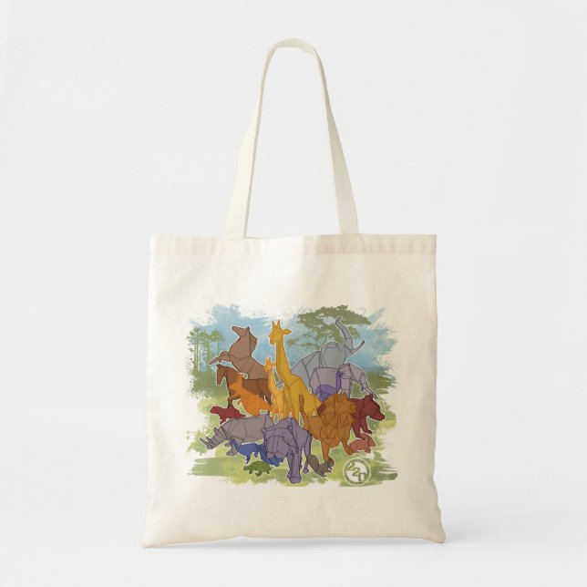 Origami Menagerie Tote Bag (Front)