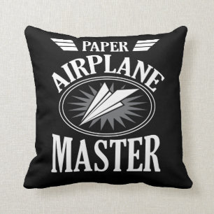 Origami Paper Aeroplane Master For Kids Cushion