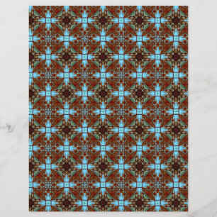 Origami Paper Blue Brown Customisable Hobby Art