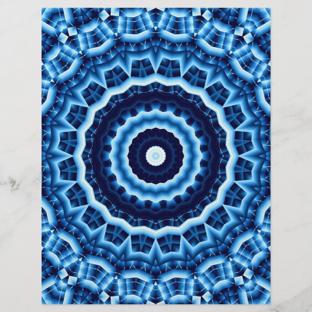 Origami Paper Blues Customisable Hobby Art (Front)