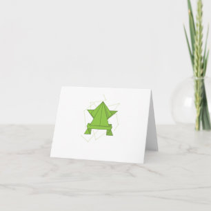 Origami Papierform Falttechnik Invitation