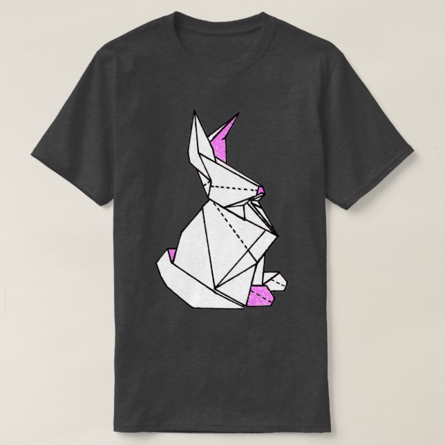 Origami Rabbit T-Shirt (Design Front)