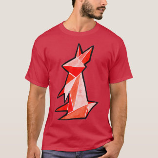 Origami Rabbit Watercolor T-Shirt