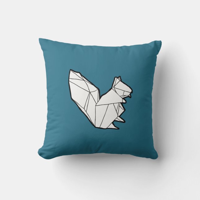 Origami Squirrel Pillow (Front)