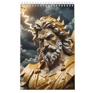 Origami Zeus Greek Mythology God Calendar