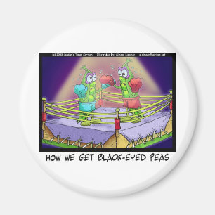 Origin Of Black Eye Peas Funny Boxing Tees/Gifts Magnet