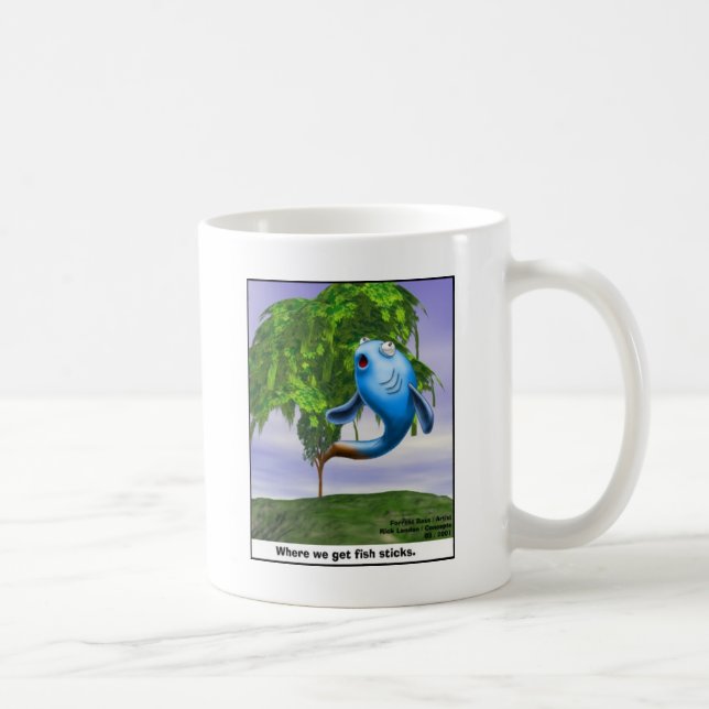 Origin OF Fishsticks Funny Tees & Gifts Coffee Mug (Right)