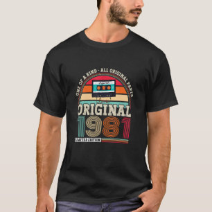 Original 1981 41st Birthday Birthday For Men And T-Shirt