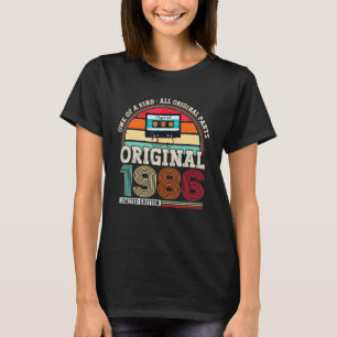 Original 1986 36th Birthday Birthday For Men And T-Shirt