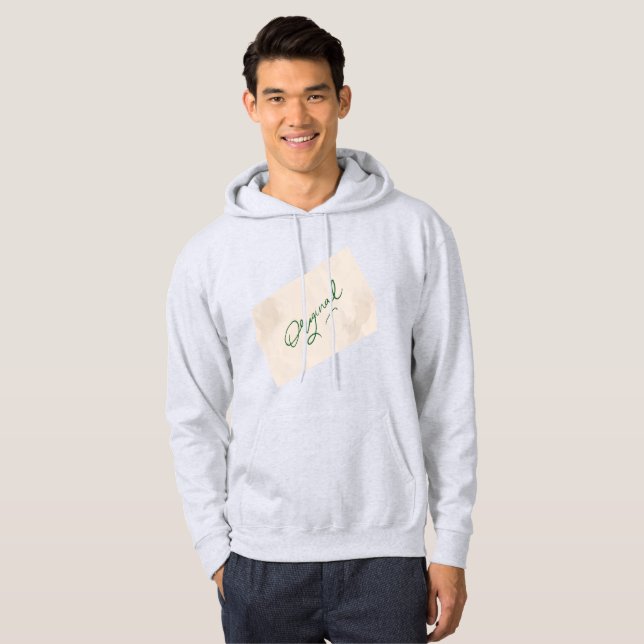 *Original 1 Ash Men’s Pullover Hoodie (Front Full)