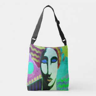 Original Abstract Art Crossbody Bag