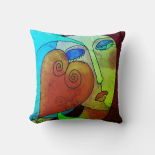 Original Abstract Art Cushion
