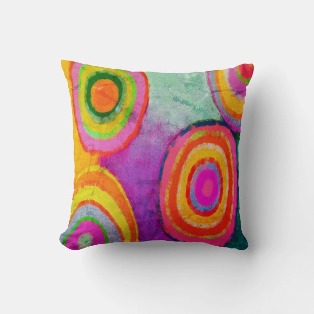 Original Abstract Art Cushion (Front)