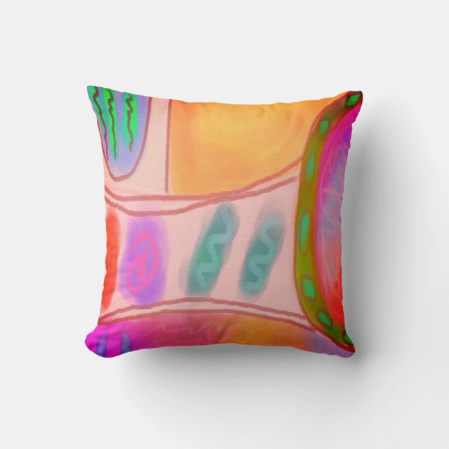 Original Abstract Art Cushion (Front)