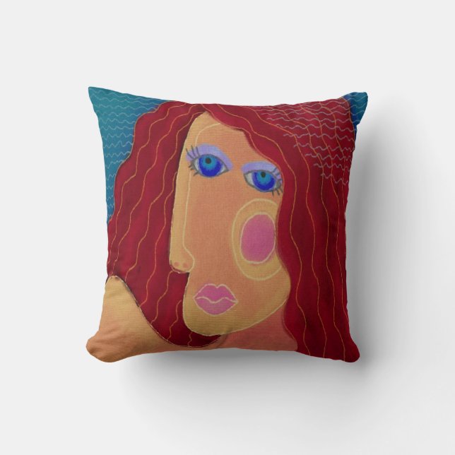 Original Abstract Art Cushion (Front)