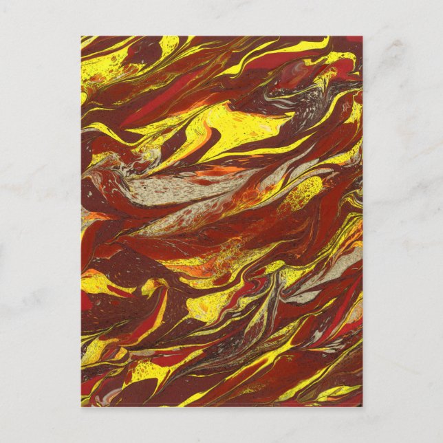 Original abstract art postcard (Front)