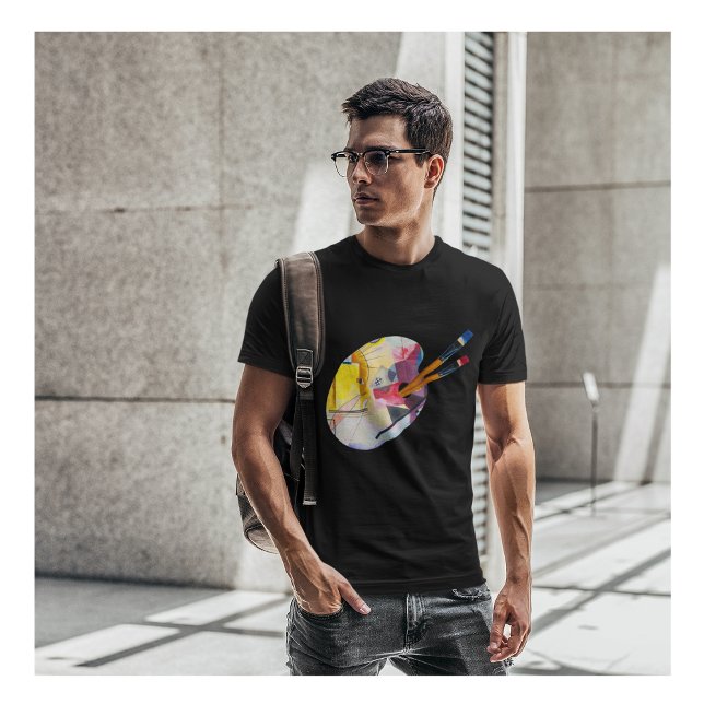Original Abstract art t-shirt Kandinsky painting (Creator Uploaded)