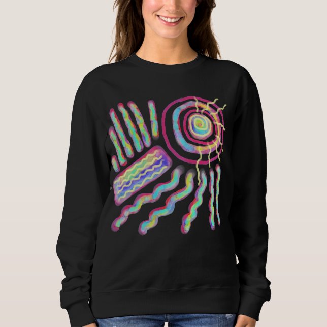 Original Abstract Art to Wear Sweatshirt (Front)
