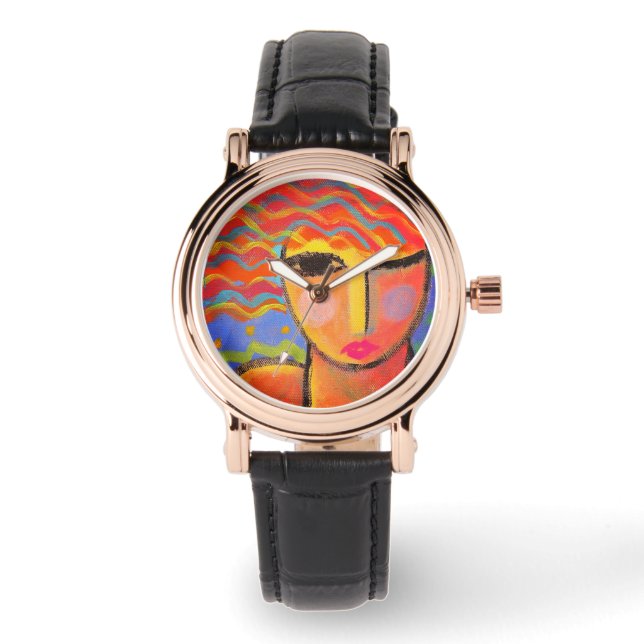 Original Abstract Art Watch (Front)