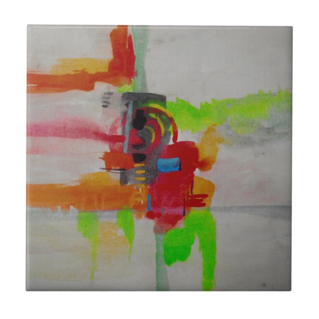 Original Abstract Artwork Tile (Front)