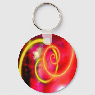 Original Abstract Digital Art Key Ring