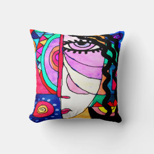 Original Abstract Painting Cushion