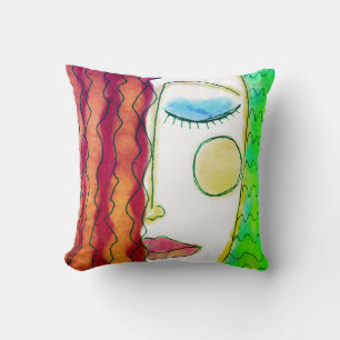 Original Abstract Painting Cushion