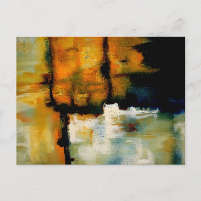 Original Abstract Painting Postcard (Front)