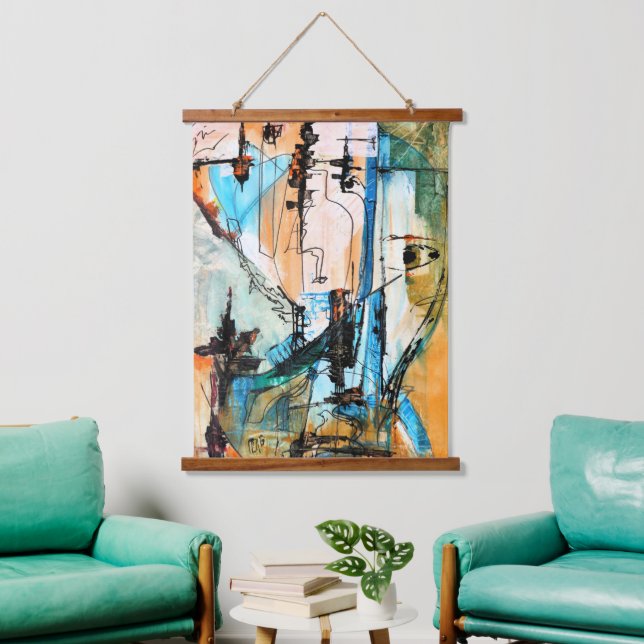 Original Acrylic Painting  Hanging Tapestry (Living Room)