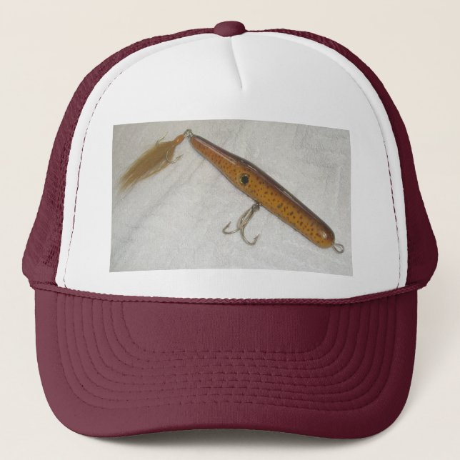 Original AJS Wife's Squid Saltwater Lure Hat (Front)