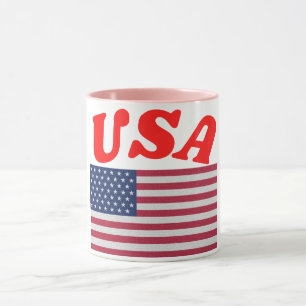 Original AMERICAN Flag Sports Fan Club Collection Mug
