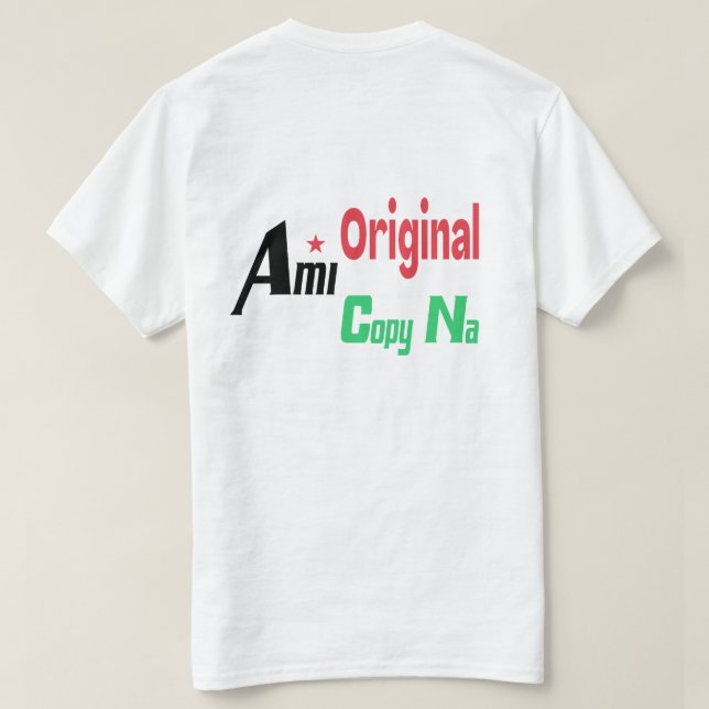 Original Ami Cope Na T-Shirt (Design Back)