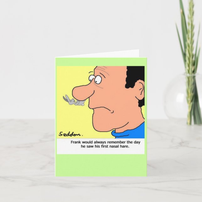 Original and humourous greeting card by Mike (Front)