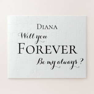 Original and Romantic Gift Marry Me Jigsaw Puzzle