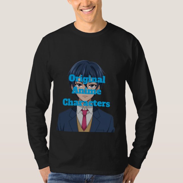 Original Anime Characters T-Shirt (Front)