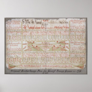 Original Arrangement Plan Poster