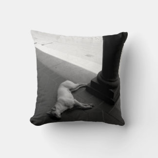 Original art: "a peaceful nap in the shade" cushion
