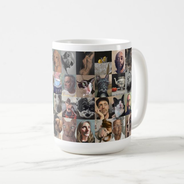 Original Art Coffee Mug (Front Right)