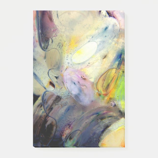 Original art: "liquid candy colours" post-it notes (Front)