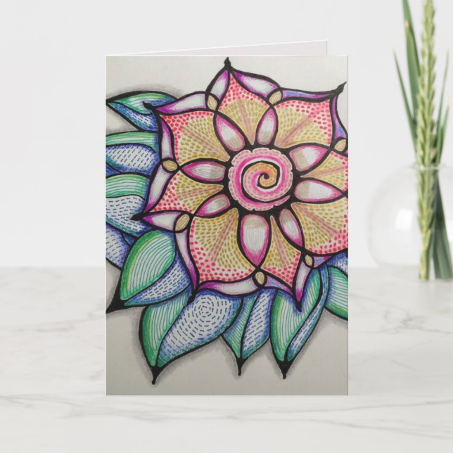 Original Art Note Card, w/Standard white envelopes Card (Front)