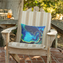 Original art outdoor pillow