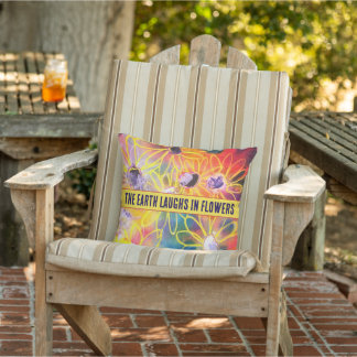 Original art outdoor pillow