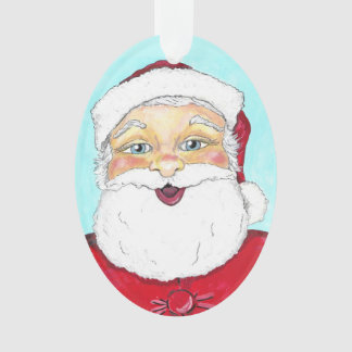 Original art Santa ornament