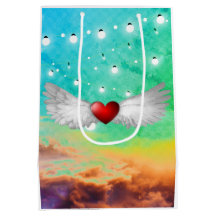 ORIGINAL ART WINGED HEAT Gift Bag