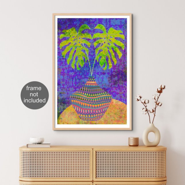 Original artwork monstera leaf photo print (Creator Uploaded)