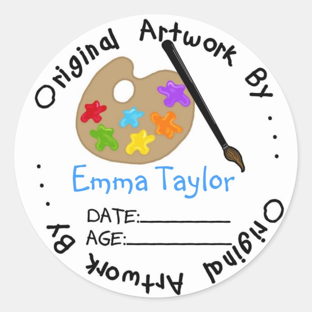 Original Artwork  Stickers (Front)