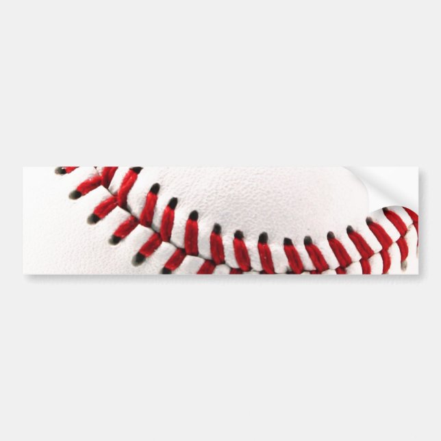 Original baseball ball bumper sticker (Front)