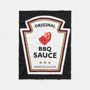 Original Bbq Sauce Condiment Group Costume Fleece Blanket